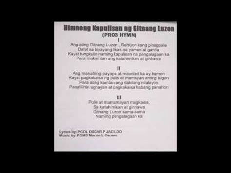 procor hymn lyrics|PNP Hymn with lyrics .